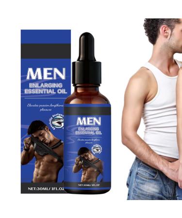 Holdes Men's Massage Oil - 30ml - Soothing and Invigorating Gel - Enhancement Oil for Men - For Increased Size - Longer Lasting and More Intense Performance