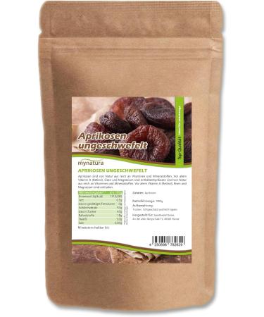 Jeske Sports Supplies Mynatura Apricot dried unsulphured dried fruit apricot vitamins vegan snack dried fruit in bag 1 kg - Buy Online on GoSupps.com