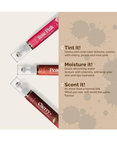 Sunset Peach 2-in-1 Lip and Cheek Tint | Vivid Stain with Moisturizing Finish - Buy Online on GoSupps.com