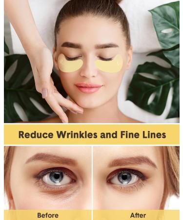 Lictin Reusable Silicone Eye Patches Firm & Lift Under Eye Treatment to Reduce Wrinkles & Fine Lines | Includes Metal Applicator & Tin Case - Buy Online on GoSupps.com