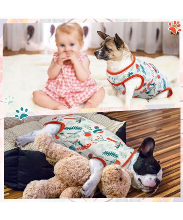 Hjyokuso Recovery Suit for Dogs & Cats - Post-Op Relaxation Shirt & Licking Prevention Vest (XL Mushroom Snails) - Ideal for Small & Large Pets - Buy Online on GoSupps.com