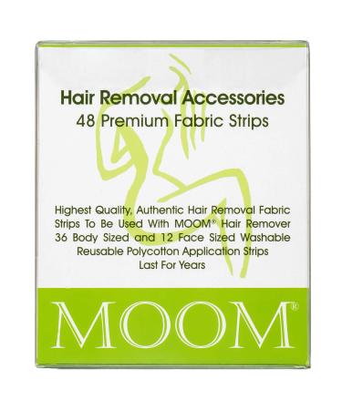MOOM Polycotton Waxing Strips for Women - 48 Count (Pack of 1) - Buy Online on GoSupps.com