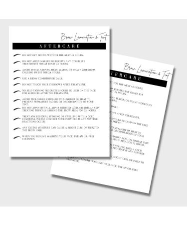 Eyebrow Lamination Approval Form Set - 75 Pieces | 21.6 x 27.9 cm - Intake & Reversing Forms for Professionals - Buy Online on GoSupps.com