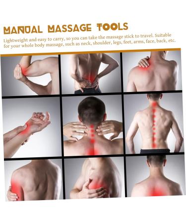 Biudeco Thai Wooden Foot Massage Device - Self-Massage Hook & Trigger Point Tool for Neck & Body Relief - Buy Online on GoSupps.com