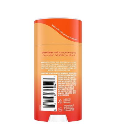 Lume Whole Body Deodorant Stick - 72-Hour Odor Control - Aluminum and Baking Soda Free - Skin Safe - 2.6 oz (Clean Tangerine) - Buy Online on GoSupps.com