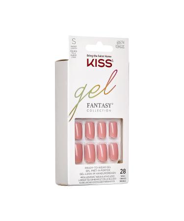 KISS Gel Fantasy Pink Press-On Gel Nails - Ready-to-Wear Manicure - Buy Online on GoSupps.com
