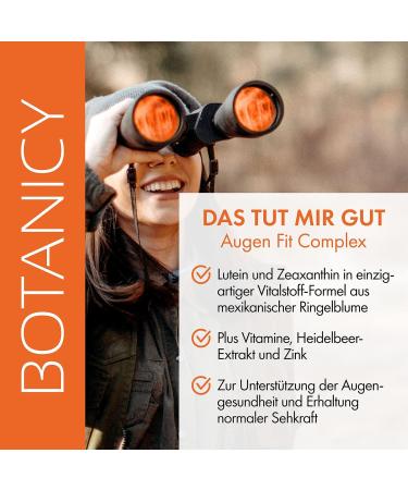 Botanicy Eyes Fit Complex - Patented Xanmax Nutrient Formula for Eye Health & Vision | 60 Capsules - Buy Online on GoSupps.com