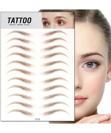Besreey 4D Hair-like Eyebrows 4D Hair-Like Waterproof Eyebrow Stickers | Waterproof Imitation Lazy For Woman And Man Makeup Tools Temperament Eyebrow Jy16 - Buy Online on GoSupps.com