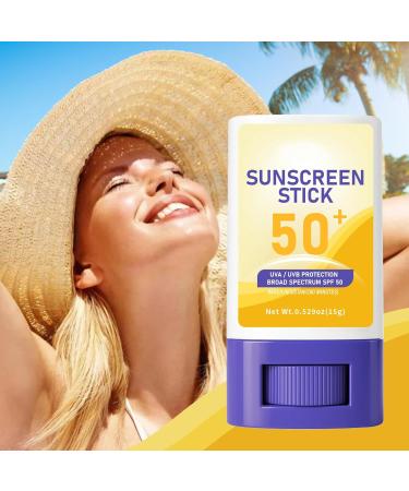  Generisch Sunscreen Stick for Face Waterproof Sun Protection SPF 50 - Non Greasy UV Protection for Beach Holiday and Outdoor Sports - Buy Online on GoSupps.com