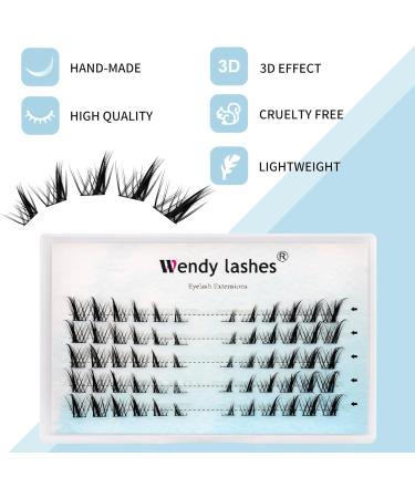 Mix Length Cluster Lashes 0.07mm D Curl | Soft & Wispy DIY Lash Extensions | HuXi Lashes-ZW28C - Buy Online on GoSupps.com
