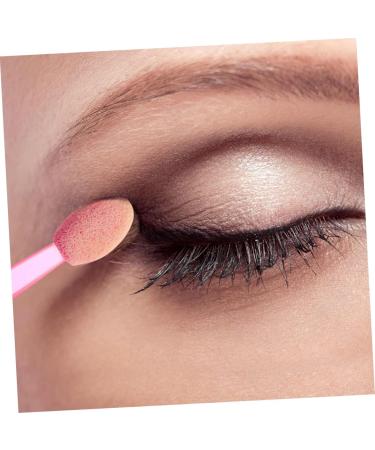 Baluue 50pcs Double Ended Eyeshadow Brush Eyeshadow Makeup Accessories Eye Shadow Stick Makeup Pink Plastic - Buy Online on GoSupps.com