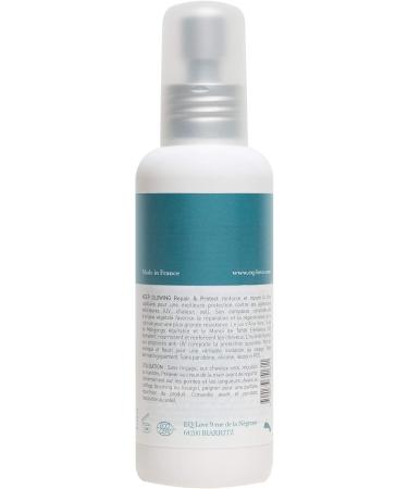 EQ | Organic Keep Glowing Hair Serum - Concentrated with Monoi de Tahiti & Edelweiss - 100ml - Moisturizing Hair Serum Protective & Repairing for Thick and Fine Hair - 100% Natural & Made in France - Buy Online on GoSupps.com