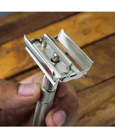 Haryali London Razor Plane - Premium Stainless Steel Wet Razor for Men & Women - Easy Blade Change - 1 Piece Pack - Buy Online on GoSupps.com