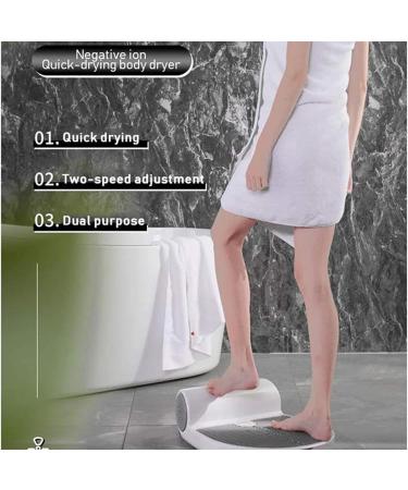 Bathroom Full Body Dryer Negative Ion Body Dryer with Heating and Cooling 2 Gears Adjustment Intelligent Gravity Sensor Ideal for People with Mobility Problems Suitable for Hotel Household - Buy Online on GoSupps.com
