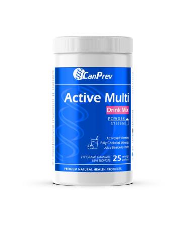 CanPrev Active Multi Drink Mix | 219g Powder | 25 Essential Vitamins And Minerals | Bioactive B Vitamins And Fully Chelated Minerals