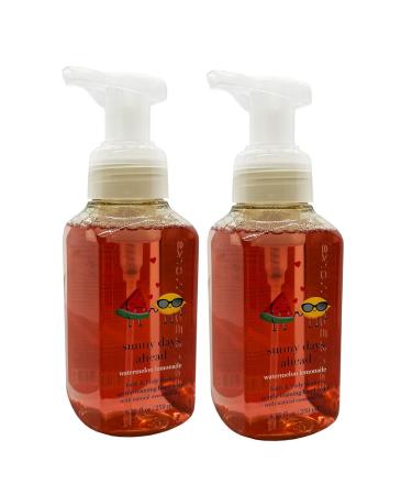 Bath & Body Works Watermelon Lemonade Gentle Foaming Hand Soap 8.75 Ounce 2-Pack (Watermelon Lemonade) - Buy Online on GoSupps.com