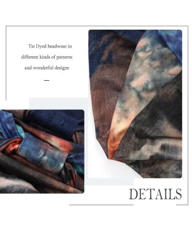 Zoestar Boho Frontal Ligaments - Stylish Batik Yoga Headscarf & Turban Headband Set for Women & Girls | 3-Piece Vintage Hair Accessories - Buy Online on GoSupps.com