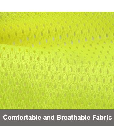 High Visibility Reflective Night Running Vest | Adjustable Strap | Lightweight & Breathable | Safety for Running, Jogging, Cycling, Hiking, Walking - Yellow - Buy Online on GoSupps.com