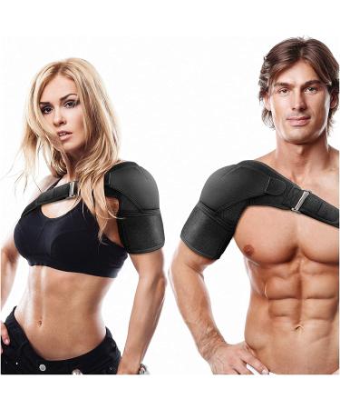 Shoulder Brace | Left and Right Arm Pain Relief Support Compression Torn AC Joint Tendonitis Bursitis Stability Strap Dislocated Subluxation Stabilizer Tendinitis Men Women