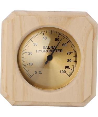 Buy Reliable Wooden Sauna Thermometer Hygrometer | 5% Accuracy | Real-Time Monitoring for Indoor Use - Buy Online on GoSupps.com