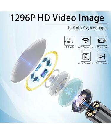 Ear Wax Removal Kit with Camera - 1296P Ear Cleaner & 8 Ear Picks for iOS/Android - Effective Ear Cleaning Solution - Buy Online on GoSupps.com