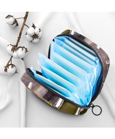 Stylish Wine Barrel Bandage Storage Bag - Portable Menstrual Cup Bags for Women & Teens | Unique Design for Period Essentials - Buy Online on GoSupps.com