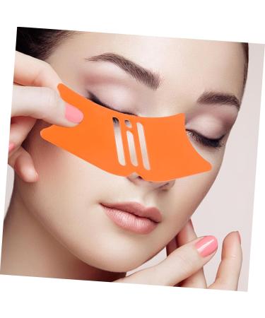 POPETPOP Eye Liner Shadow Guide Silicone Makeup Applicator Women Eyeliner Make up Make up Stencils Silicone Eyeliner Guard Tool Eyelash Comb Silica Gel Miss Third Gear 10.3x3.8cm Orange - Buy Online on GoSupps.com