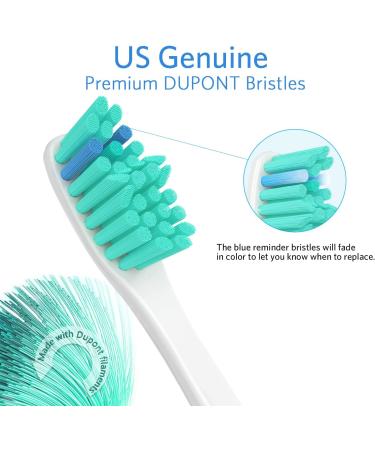 6 Pack Replacement Brush Heads for Philips Sonicare E-Series Electric Toothbrushes - Buy Online on GoSupps.com