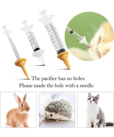 Vibury Mini Pet Feeding Kit - 23 Silicone Nipples & Syringes for Puppies Dogs & Cats - Perfect for International Shipping - Buy Online on GoSupps.com