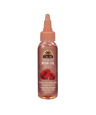 OKAY Rose Oil for Hair and Skin 2oz - Nourishing Moisturizer for Radiant Glow | International Shipping Available - Buy Online on GoSupps.com