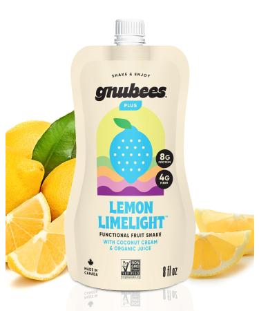 Healthy protein Smoothie Functional Shakes forAdults Nutritional smoothies healthy on the go drink Pack of 12 Pouches (Lemon Limelight)
