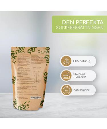 SweetCare Premium Crystal Sugar - 5x1kg - Vegan Sugar Substitute - Zero Calories Low Carb - Erythritol & Stevia - Made in Germany - Buy Online on GoSupps.com