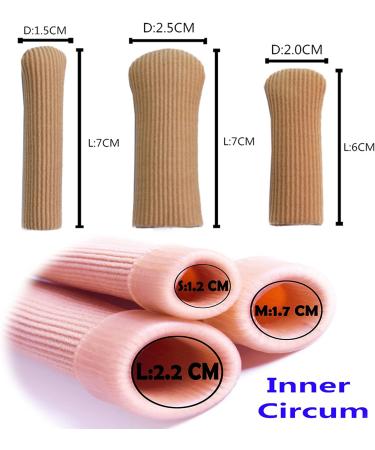 ERGOfoot Toe Caps - Medium 2.0cm Diameter (6 Pack) | Toe Protectors for Bunions, Hammertoes, Callus, Corn, Blisters - Buy Online on GoSupps.com