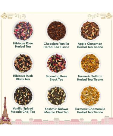 VAHDAM Weekend in Paris Gift Set | Travel Tea Set - Gluten Free Herbal Black Tea | Christmas Gifts for Women Men & Adults - Buy Online on GoSupps.com