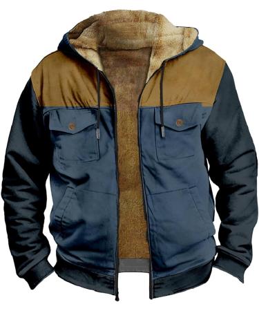 Shop Hanxiulin Fleece Jacket - Plush & Cuddly Men's Winter Coat Oversized & Transition Style - Buy Online on GoSupps.com