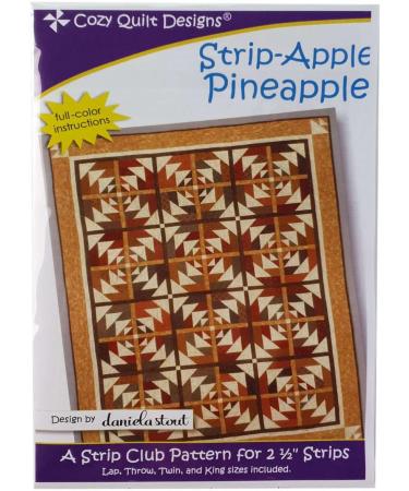 Cozy Quilt Designs Strip Apple Pineapple Pattern - Quilt Making Supplies - Buy Online on GoSupps.com