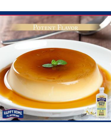 Happy Home Clear Non-Alcoholic Imitation Vanilla Flavoring - Certified Kosher - 7 oz - Buy Online on GoSupps.com