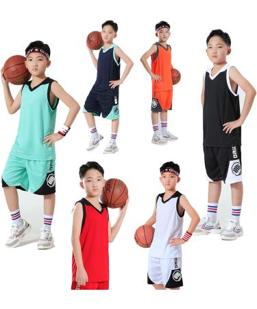 Custom Basketball Jersey Set for Kids & Men - Personalized Name Number & Team Logo - 2-Piece Shirt & Short in Black - Buy Online on GoSupps.com