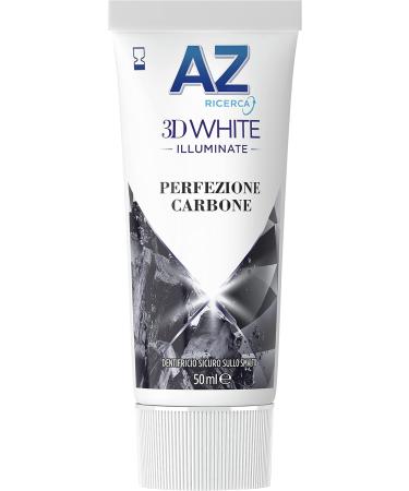 Az Ricerca 3D White Perfection Charcoal Toothpaste - Professional Whitening Deep Cleaning & Stain Removal - 50ml - Buy Online on GoSupps.com
