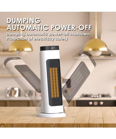 Electric Heater Desk Heater Vertical Household 3 Second Fast Heating for Reading Working Studying Watching TV Overheat Protection - Buy Online on GoSupps.com