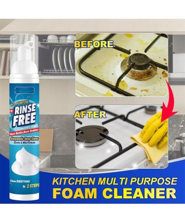 Dumalt Foam Cleaner Dumalt Rinse Free Foam Cleaner All Purpose Rinse Free Cleaning Spray Foam Cleaner Foaming Heavy Oil Stain Cleaner Deep Cleaning Spray Kitchen (1Pcs) - Buy Online on GoSupps.com