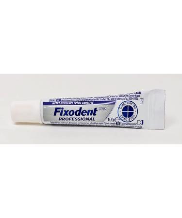 Fixodent Professional Denture Adhesive Cream 10g Travel Size - Pack of 10 - Buy Online on GoSupps.com