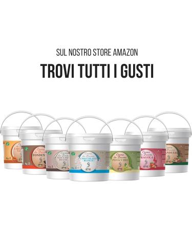 SEMAR | Spread cream flavored with salted caramel and crumble - MADE IN ITALY - 1kg ideal for private and commercial use (gluten free) - Buy Online on GoSupps.com