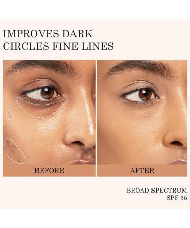 KYDA Mineral Sunscreen Eye Cream Tan SPF 35 Undereye Brightener Concealer Full Coverage Eyes Primer Controlled Applicator Blendable Formul  - Buy Online on GoSupps.com