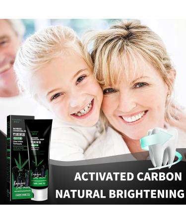 Activated Charcoal Toothpaste - Bamboo Charcoal for Whiter Teeth | Yanjiayi Deep Cleaning Toothpaste - Buy Online on GoSupps.com