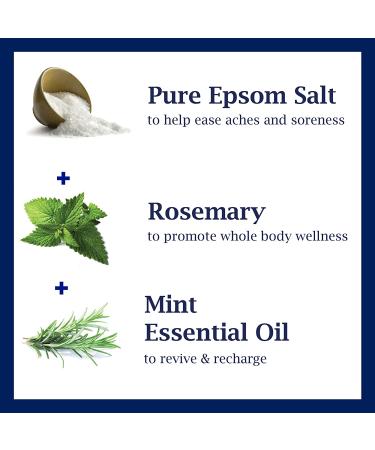 Dr Teal's Epsom Salt Soak Wellness Therapy with Rosemary & Mint 3 lbs - Pack of 4 - Buy Online on GoSupps.com
