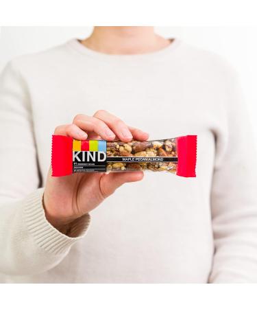 KIND Bars Bulk Pack Maple Pecan Almond High Fibre Gluten Free Snack Bars No Artificial Colours Flavours or Preservatives 72 x 40g bars - Buy Online on GoSupps.com