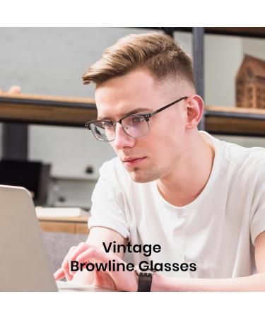 Cyxus Blue Light Filter Glasses for Women & Men - Computer Safety & Gaming Glasses - Prescription-Free Eyewear - Buy Online on GoSupps.com