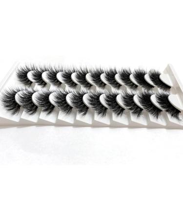 Faux Mink Lashes - 10 Pairs (Dramatic Combo 2) | International Shipping Available - Buy Online on GoSupps.com