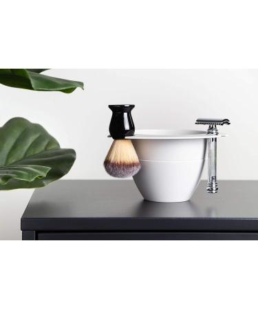 SHAVEBOWL Modular Shaving Bowl - Handcrafted in USA (White) - Buy Online on GoSupps.com